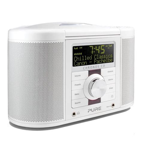 white radio cd player